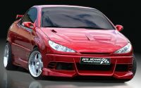 CL4 Frontspoiler/Frontschürze Peugeot 206