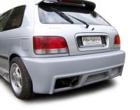 FIBERSPORTS rear bumper spoiler Suzuki Baleno hatchback