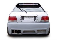 FIBERSPORTS rear bumper spoiler Suzuki Baleno hatchback