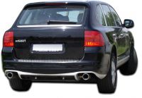FX rear bumper spoiler apron Porsche Cayenne 955