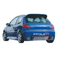 CS Heckschürze/Heckstoßstange Peugeot 206