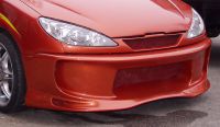 CRAZY Frontspoiler/Frontschürze Peugeot 206