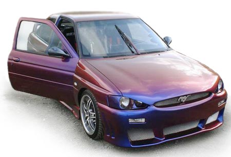 Frontspoiler/Frontsch?rze mit Kiemen Ford Escort Mk 7