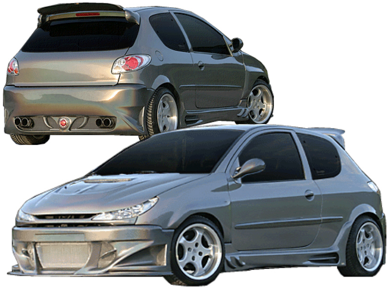 PREDATOR Bodykit Peugeot 206