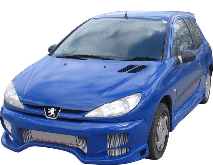 RACE Frontspoiler/Frontsch?rze Peugeot 206