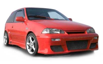 FIBERSPORTS Frontspoiler/Frontsch?rze Suzuki Swift EA