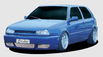 CS4 Frontspoilersto?stange o. Blinker VW Golf 3