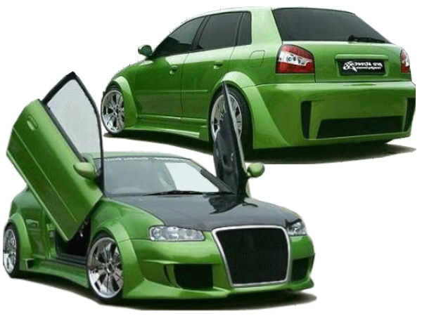 XTR Breitbausatz/Wide Bodykit Audi A3 8L