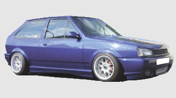 SF1 Frontspoilersto?stange Seat Ibiza / Cordoba 6K