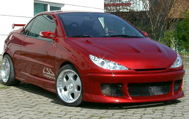 SF1 Frontspoiler/Frontsch?rze Peugeot 206