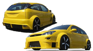 RCL Breitbausatz/Wide Bodykit f?r Ford Focus MK1 Steilheck