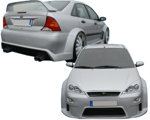 RCL2-S Breitbausatz/Wide Bodykit f?r Ford Focus MK1 Stufenheck