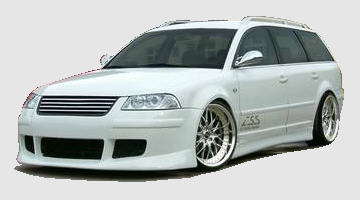 SF1 Frontspoilersto?stange mit Zierleiste VW Passat 3BG