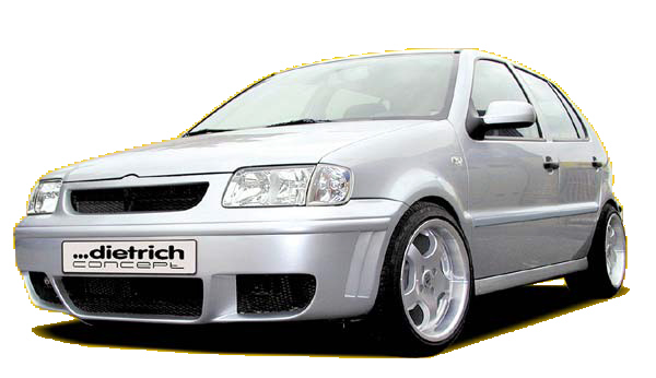 RS4 Frontspoiler/Frontsch?rze VW Polo 3 Facelift 6N2