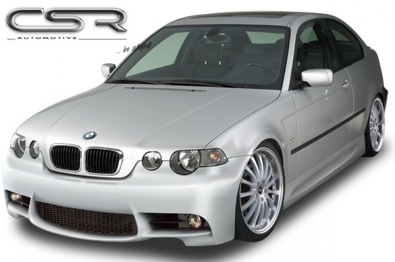 passend für BMW 3er E46, Tuning COMPACT tuning spoiler hecklippe CARBON  look Sli